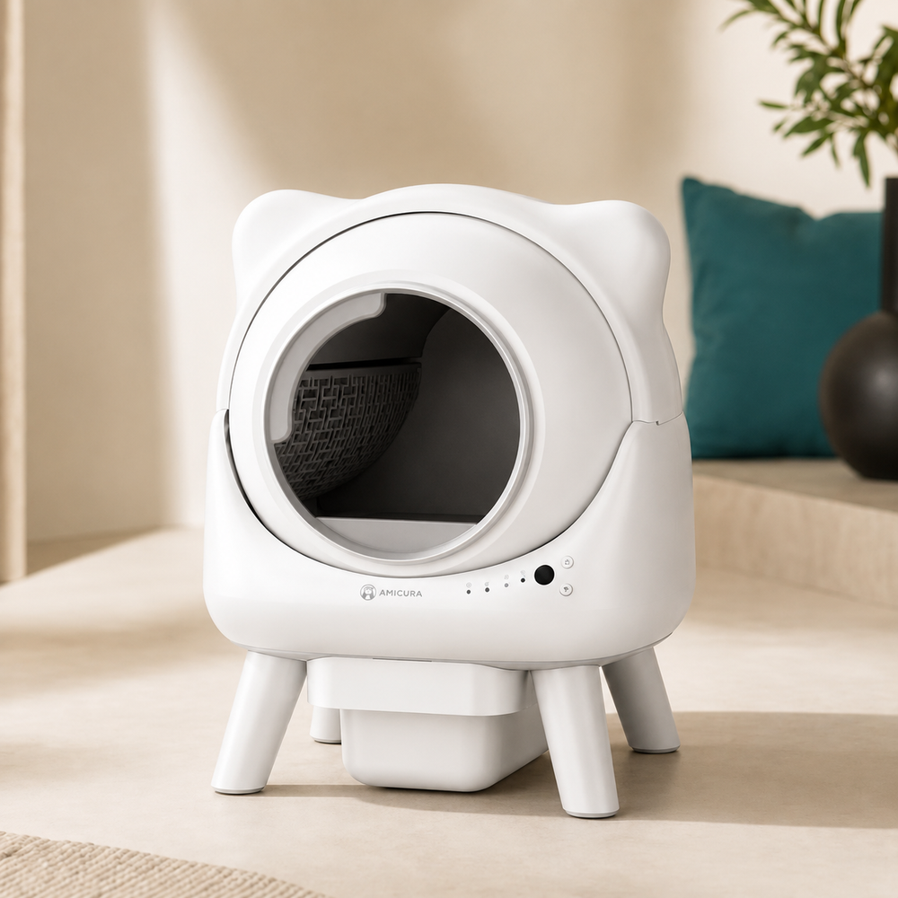 Litière automatique grande capacité pour grands chats – Nova XL – Maison Féline 7