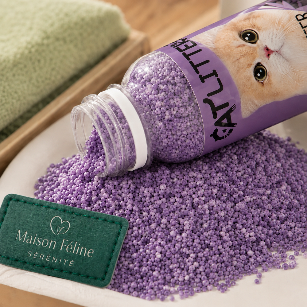 Maison Féline Sérénité - Désodorisant en Poudre pour Litière Chat 6