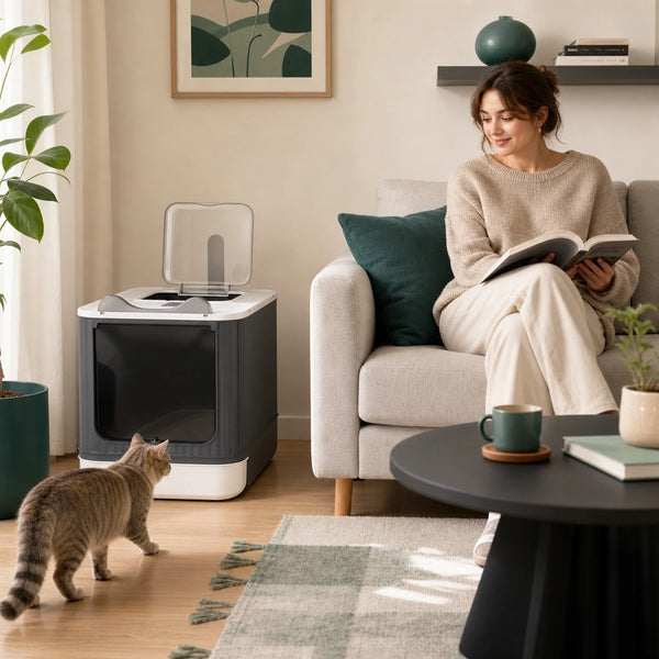 Maison Féline Séléna - Maison de Toilette Fermée pour Chat