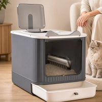 Maison Féline Séléna - Maison de Toilette Fermée pour Chat 3