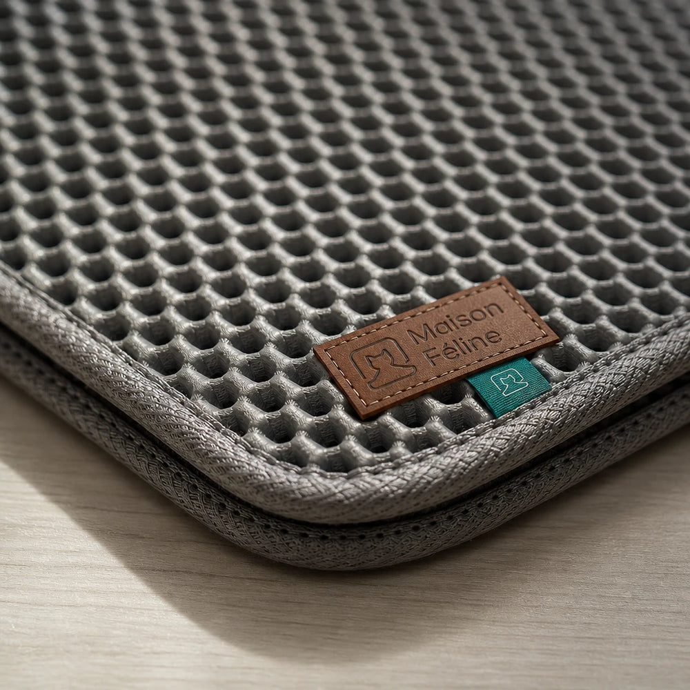 Maison Féline Trace - Tapis de Sortie de Litière pour Chat 3