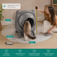 Maison Féline Nova XL - Litière Automatique Grand Format pour Chat 6